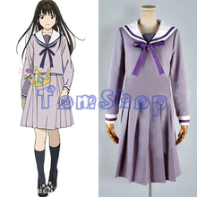 New Anime Noragami Iki Hiyori Cosplay Costume Dress Japanese Girl's School Uniform Custom-Made Free shipping 2024 - buy cheap