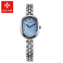 Julius-reloj de cuarzo japonés para mujer, pulsera de cadena de vestir, a la moda, sencilla, caja de regalo de cumpleaños 2024 - compra barato