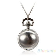 Min. 16 5 Colors Antique Retro Vintage Ball Metal Steampunk Quartz Necklace Pendant Chain Small Pocket Watch For Gift 02CU 4MAK 2024 - buy cheap