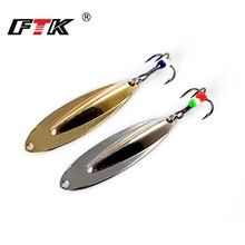 8g 5.5cm Silver Gold Wobblers Metal Sinking Ice Fishing Spoon Hard Lure Balancers For Winter Fishing Lure Spoon Artificial Bait 2024 - buy cheap