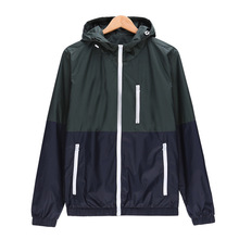 Vestuário de marca casaco masculino jaqueta com capuz blusão de secagem rápida outerwear dos homens jaquetas e casacos roupas masculinas 2024 - compre barato