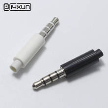 10pcs 3.5mm 4 pole Stereo Plug Nickel Plated 1/8" White Black Repair Headphone Male Plugs Audio Connector for Phone MP3 MP4 2024 - buy cheap