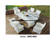 Promotion 6 PCS desk Table chairs balcony outdoor furniture combination rattan chairs Garden Coffee table leisure chairs Set 2024 - buy cheap