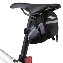 Bolsa para SILLÍN de ciclismo al aire libre, bolsa negra para asiento trasero de bicicleta, bolsa de almacenamiento de herramientas 2024 - compra barato