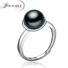 Real Natural Freshwater Pearl Ring Women,nice 925 Silver Ring Birthday Giving Away Gift 2024 - buy cheap