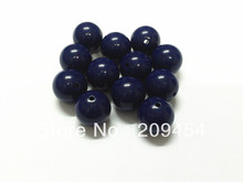 Wholesale !  20mm 105pcs/lot Navy Chunky Gumball Bubblegum Acrylic Solid Beads For Kids Necklace Making 2024 - buy cheap
