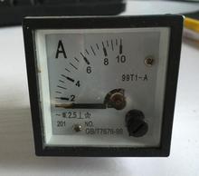 99t1 ac 0-10a tipo do ponteiro do amperímetro do painel análogo medidor atual 48*48mm 2024 - compre barato
