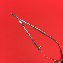 Tesouras cirúrgicas de aço inoxidável 8.5cm, tesoura para experimento de animais, instrumentos oftálmicos 2024 - compre barato