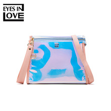 Monedero con hologramas para mujer, bolso de mano grande con láser, monedero, cartera pequeña, Pochette, novedad de 2018 2024 - compra barato