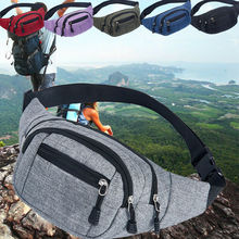 Travel Bum Bag Fanny Pack Waist Bag Zipped Outdoor Sports Shoulder Bag Pouch 2024 - buy cheap