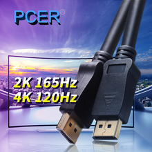 DisplayPort 1.4 Cabo PCER 4 8 K K HDR 165Hz 144Hz Hz 60 Dp para dp cabo Para vídeo PC Laptop TV DP1.4 DP1.2 DP 8 k Cabo versão 1.4 2024 - compre barato