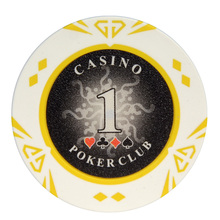 25 PCS/LOT 14g Casino Diamond Entertainment Black Jack Poker Monte Carlo Clay Metal Taxes Hold'em Poker Chip Sets 2024 - buy cheap
