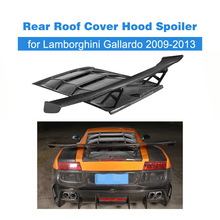 Чехол из углеродного волокна на заднюю крышу спойлер на крышу для Lamborghini Gallardo Coupe Convertible LP550 09-13 FRP Неокрашенный 2024 - купить недорого