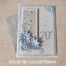 Metal Cutting Dies New  Lace Border Dies Scrapbooking Stamps Craft Die Cut Embossing Background Card Making Stencil 2024 - buy cheap