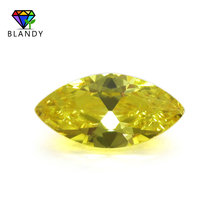 Factory Price 5A Cubic Zirconia Stone 1.5x3~10x20mm Marquise Shape Golden CZ Beads Synthetic Gems For DIY Jewelry 2024 - buy cheap