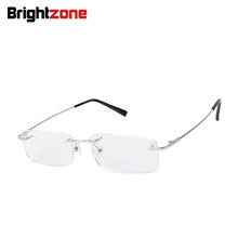 Titanium Alloy Rimless Flexible Leg Optical Eye glasses Spectacle frame degree point eyeglasses oculos de grau prescript glasses 2024 - buy cheap