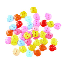 LF 100Pcs Mixed Acrylic Apple Sewing Buttons For Cloth Needlework Flatback Scrapbooking Crafts Decorative Diy Accessories 13mm 2024 - buy cheap