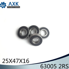 63005 2RS Non-standard 254716 Ball Bearings 25*47*16 mm ABEC-1 ( 2 Pcs ) Bearing 2024 - buy cheap