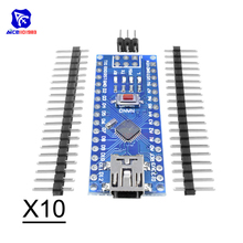 Placa de controlador de microcontrolador arduino ch340g mega328 5v 16m, 10 de mini usb ch340 nano v3.0 com módulo de driver atmega328 2024 - compre barato