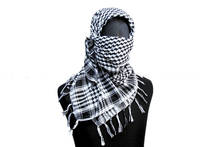 Шарф в стиле милитари, тактический шарф в стиле милитари, армейский шарф с вуалью США 42 дюйма, камуфляжный шарф B, белый, светло-коричневый [SC-03] 2024 - купить недорого