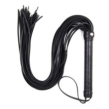High Quality Pu Leather Pimp Whip Racing Riding Crop Party Flogger Hand Cuffs Queen Black Horse Riding Whip 2024 - buy cheap