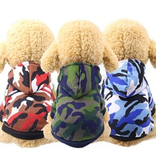 Winter Warm Pet Dog Clothes Hoodie Small Dog Sweaters Coats Camo Pattern Cotton Puppy Clothing Outfit for Chihuahua Pet Supplies 2024 - buy cheap