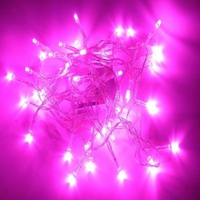 Tira de luces LED rosas de 10M, 3 luces navideñas impermeables con pilas AA para Decoración Para Boda o fiesta navideña 2024 - compra barato