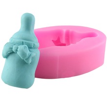 Baby Feeding Bottle Silicone Mold Fondant Cake Decorating Resin Clay Soap Molds Chocolate Candy Baking Tools 2024 - buy cheap