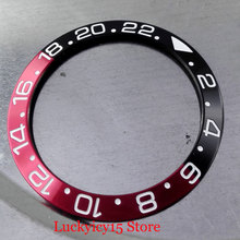 Reloj de pulsera de 38mm para hombre, pulsera de aleación de Pepsi negro y rojo, ajuste de bisel de 40mm, reloj automático 2024 - compra barato