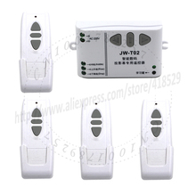 Ca-interruptor de controle remoto sem fio, 220v, frente e trás, 315mhz, 3 transmissores + receptor, sku: 5120
