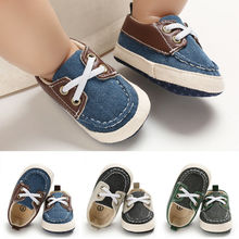 2019 Brand Newborn Toddler Baby Boy Girl Soft Sole Casual Shoes Canvas Cross-tied Sneaker Sport Spring Autumn Baby Shoes 0-18M 2024 - buy cheap