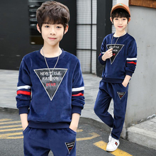 Sport Suits Teenage Autumn Boys Clothing Sets Full Sleeve T Shirt & Pants Casual 3 4 5 6 7 8 9 10 12 Years Child Boy Clothes 2024 - buy cheap