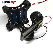 Cão Gopro3 two-axis cabeça brushless PTZ FPV aérea dedicada conjunto completo de peças de alumínio de prata two-axis 2024 - compre barato