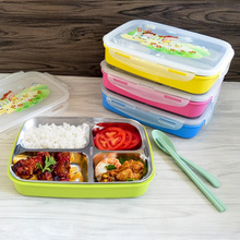 Mini lancheira japonesa para alimentos, portátil, 4 grades, conjunto de lancheiras para adulto, piquenique, recipiente para armazenamento de comida 2024 - compre barato