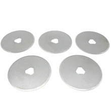 5pc 45mm Rotary Cutter Blades Fabric Paper Circular Cut Patchwork Leather Craft  Rotary Spare Blades 45*8*0.3mm Quilters Sewing 2024 - buy cheap