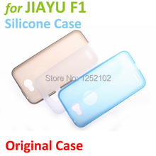 Free Shipping Original JIAYU F1 Silicone Case for JIAYU F1 phone  Protective Case Soft Case Free gift 1pc Screen Protector 2024 - buy cheap