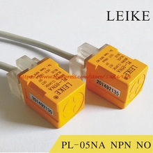 Free shipping    PL-05NA square induction DC 24V three line NPN normally open close to switch metal sensor 2024 - buy cheap