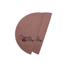 Customized Leather Card For Jeans Clothes Accessories Hand Made Leather Garment Label With Embossed Logo Sewing Clothing Tags 2024 - buy cheap