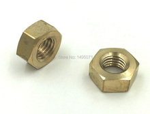 1000pcs/Lot Metric DIN934 Brass Hex Nut M2.5 Hexagon Nut Screw Nut 2024 - buy cheap