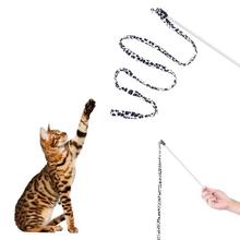 Игрушки для кошек, Милый Забавный красочный стержень, волшебная палочка, пластиковые игрушки для домашних животных для кошек, Интерактивная палочка, товары для кошек, когтеточки, подарки, горячая распродажа 2024 - купить недорого