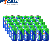 Pkcell-30 peças de baterias de lítio, kit com 30 peças de baterias de lítio cr123 cr17335 cr17345 1500 cr17345 bateria primária seca para câmera 2024 - compre barato