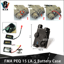 Fma peq 15 la-5 caixa de bateria, tática softair peq caixa sem função 2024 - compre barato