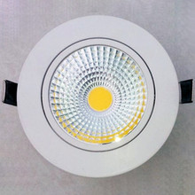 10X luz de luz Led regulable COB luz de techo 5w 7w 9w 12w 85-265V techo empotrado iluminación interior 2024 - compra barato