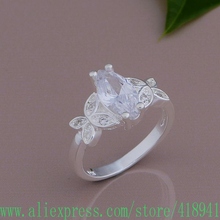 Silver Plated ring, Silver Plated fashion jewelry, lovely/transparent stone /evbanmia bwdaknka AR666 2024 - buy cheap