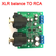 Стерео XLR сбалансированный аудио вход преобразования в RCA аудио выход для усилителя мощности 2024 - купить недорого