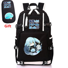 Anime That Time I Got Reincarnated as a Slime Kawaii Women Backpack Canvas School Bags for Teenage Girls Laptop Backpack Rugzak 2024 - buy cheap