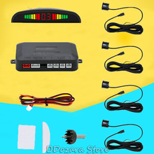 Kit de Sensor de estacionamiento automático para coche, pantalla Led, 4 sensores para todos los coches, asistencia inversa, sistema de Monitor de Radar de respaldo, 1 Juego 2024 - compra barato