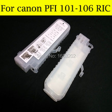 12 шт. многоразовый картридж PFI-106 для Canon IPF6400 IPF6300 IPF6350 IPF6450 IPF6460 принтер (используется для оригинального чипа) 2024 - купить недорого
