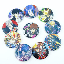 Broches reborn anime 10 flash, broche de botões, ornamento de peito para roupas, coleção de acessórios para cosplay, presentes 2024 - compre barato