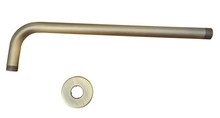 Tubo de ducha de latón antiguo Retro, cubierta de pared larga de 12 ", accesorio de baño de brazo (estándar de 1/2") msh104 2024 - compra barato